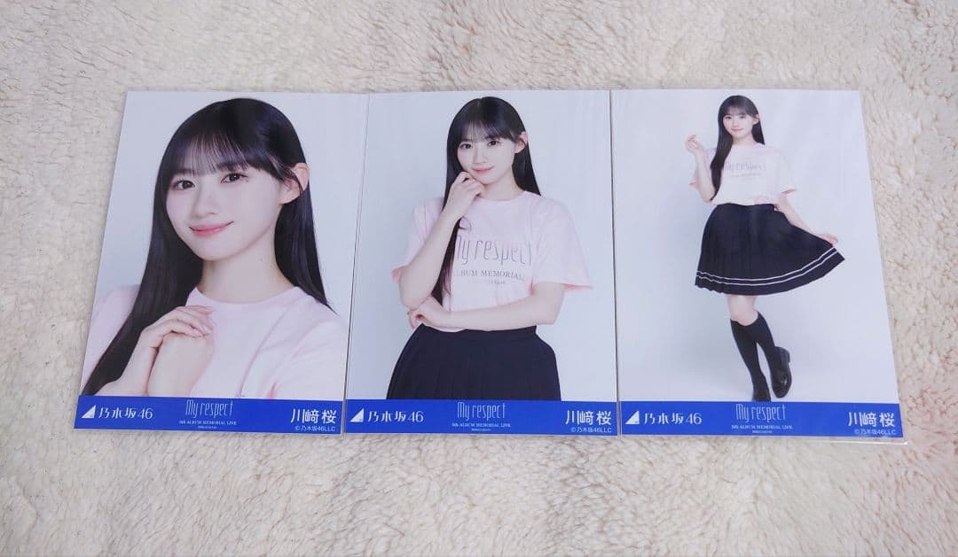 乃木坂46 生写真 川﨑桜 My RespectライブTシャツ コンプ - メルカリ