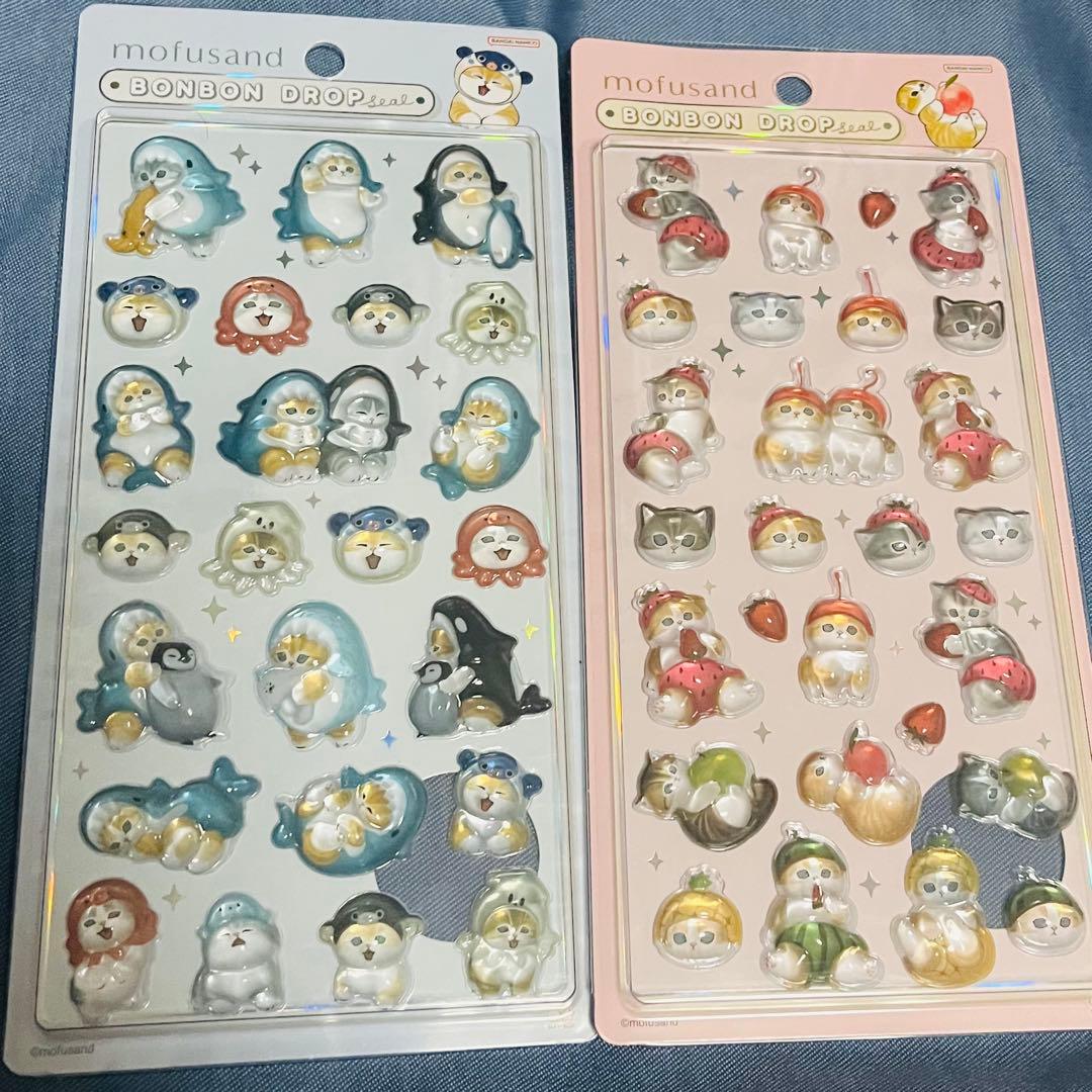 mofusand BONBON DROP シールセット 2枚 正規品 - メルカリ