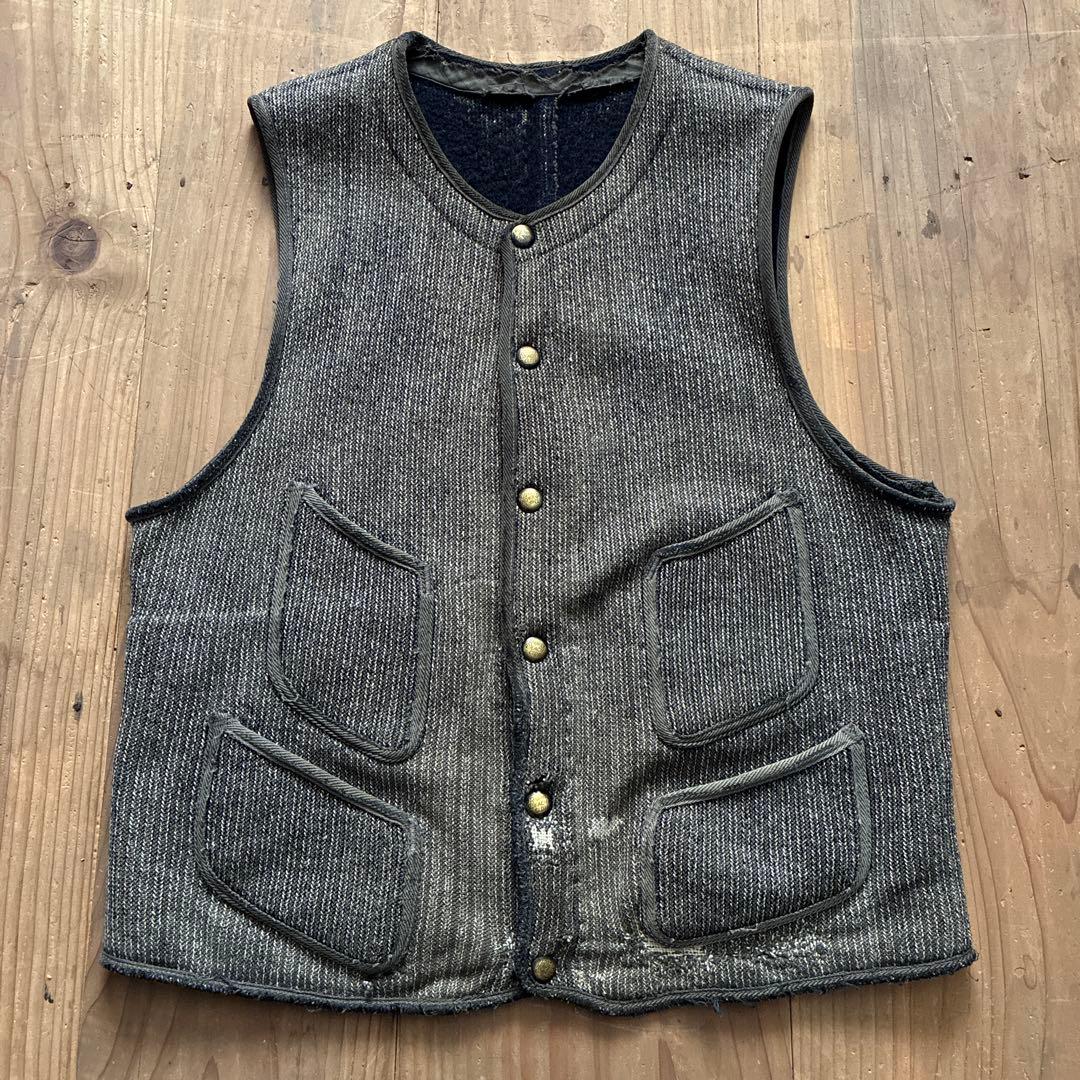 BROWN'S BEACH 50s40s ブラウンズビーチ ヴィンテージ ベスト ビンテージ 50s ブラウンズ ビーチベスト (44)/ ストライプ