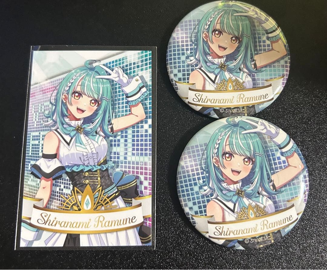 ぶいすぽ 白波らむね 缶バッジ2点 カード1枚 - メルカリ