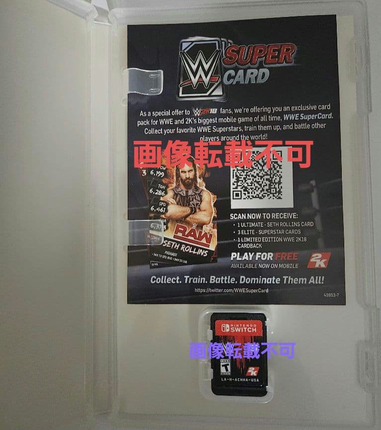 中古 WWE 2K18 Nintendo switch ソフト北米版 NY購入