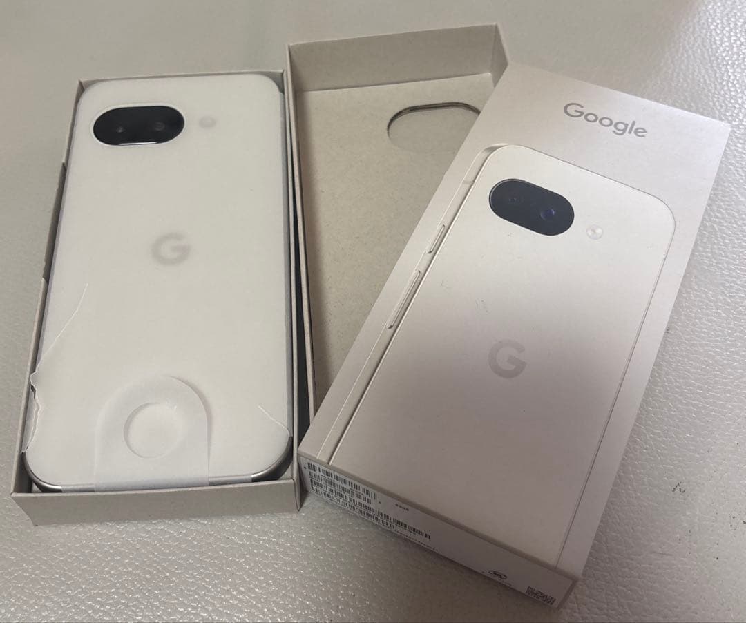 【未使用品】GooglePixel9a ポーセリンPorcelain SIMフリ 訳あり・未開封] SIMフリー Google Pixel 9a porcelain [256GB] [国内