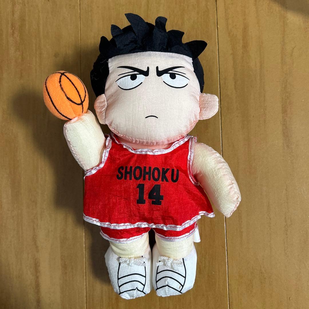 スラムダンク 湖北14番 三井寿 当時物 ぬいぐるみ 非売品 - メルカリ