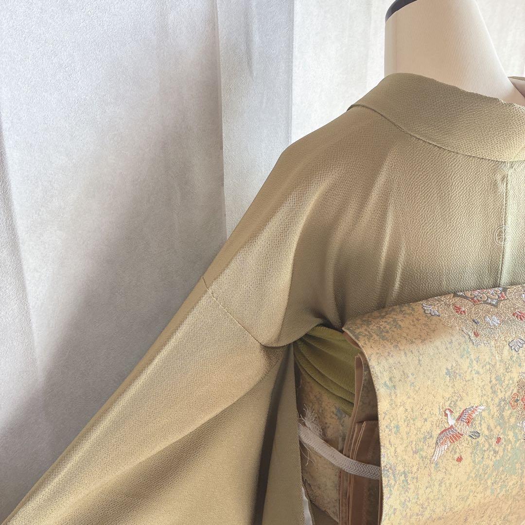 色無地 フルセット 着物 正絹 卒業式 入学式 一つ紋 落款 J10 - メルカリ