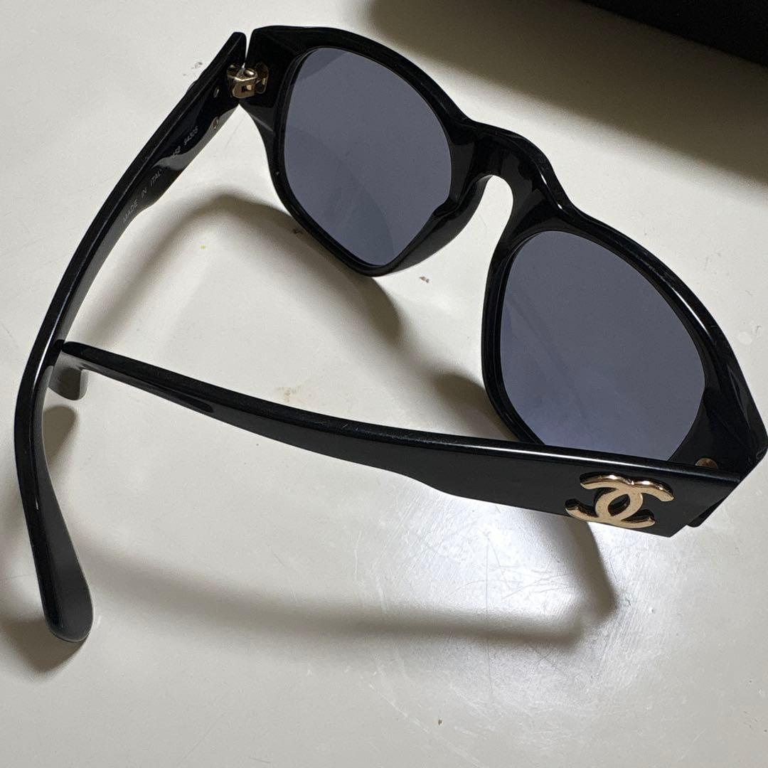 CHANEL ココマークサングラス 01452 94305 シャネル 01452 94305 ココマーク サングラス プラスチック ブラック