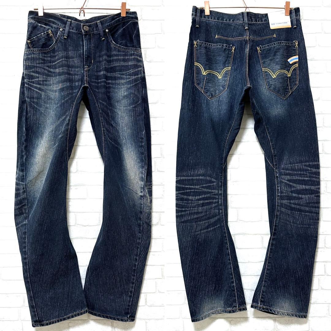 EDWIN XV-FUNCTION 3D立体裁断 ねじれ裁断 ウォッシュジーンズ - メルカリ