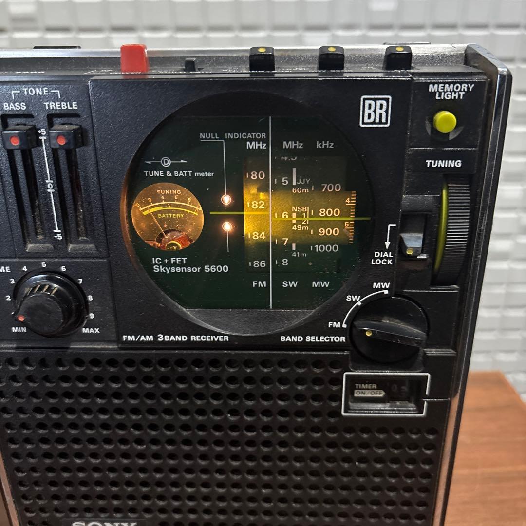 SONY ソニー スカイセンサー ICF-5600 昭和レトロ ジャンク扱い - メルカリ