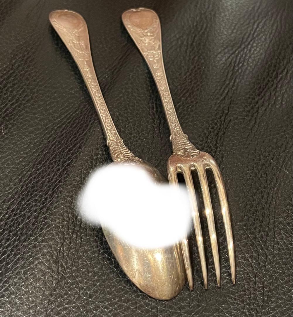 最高峰 オディオ 同意匠 カトラリー セット 純銀製950 フランス