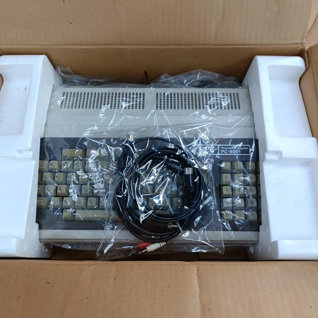 昭和レトロ】NEC PC-8001 箱ケーブル付 - メルカリ