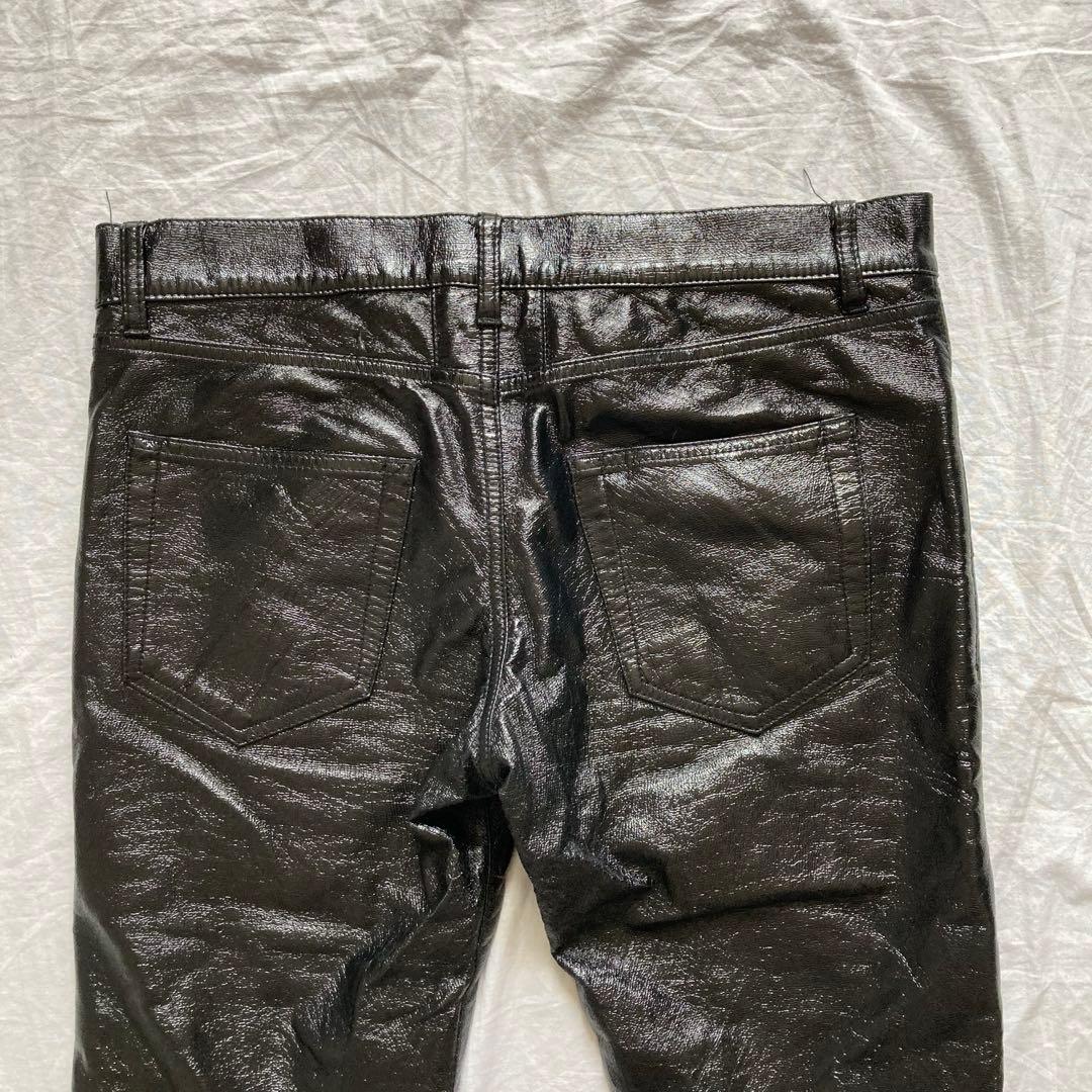 美品 サンローラン コーティングデニムパンツ エディ期 スキニー 2013