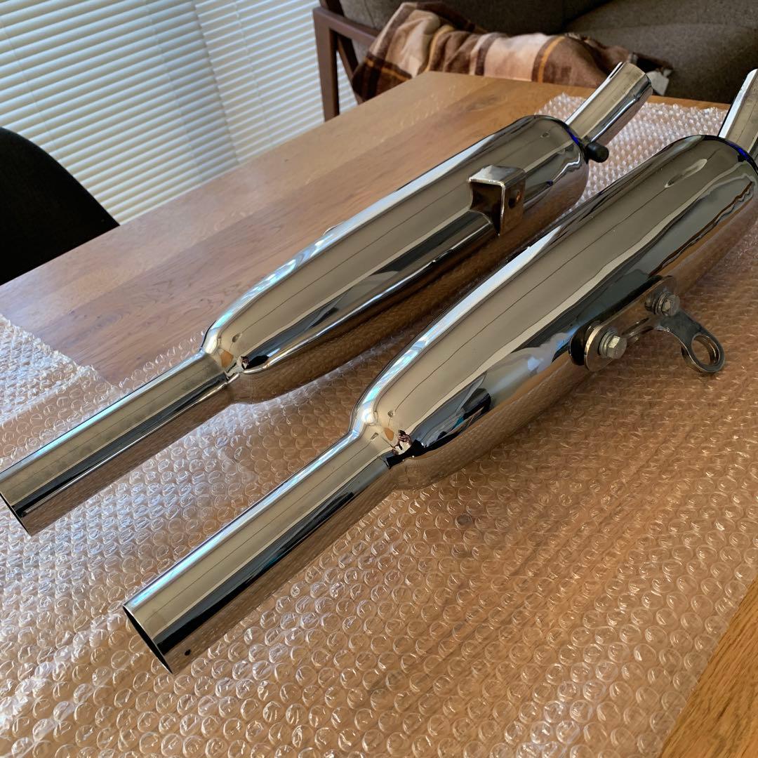 トライアンフ空冷ボンネビルT100用 Norman Hyde toga マフラー - メルカリ