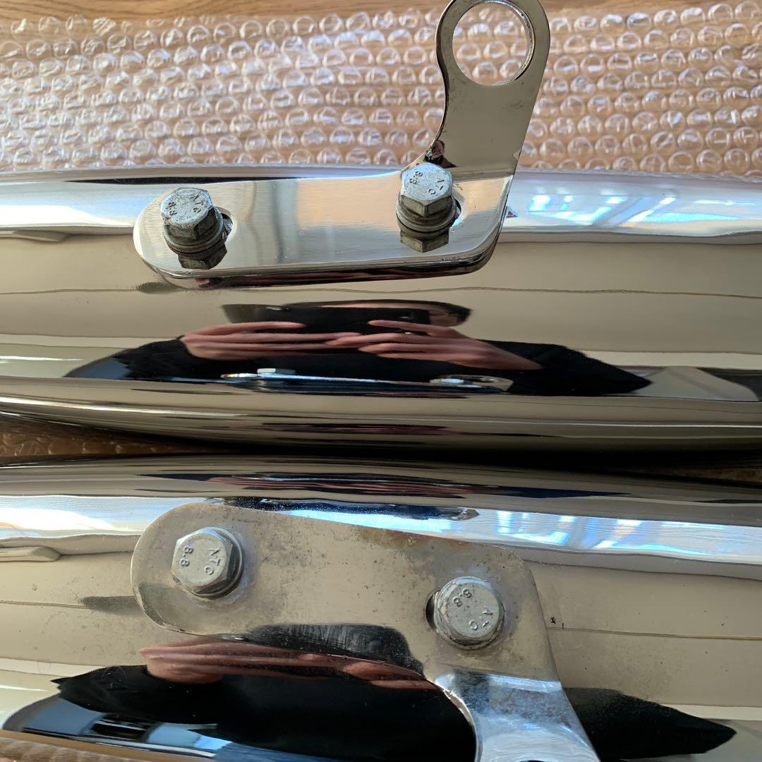 トライアンフ空冷ボンネビルT100用 Norman Hyde toga マフラー - メルカリ