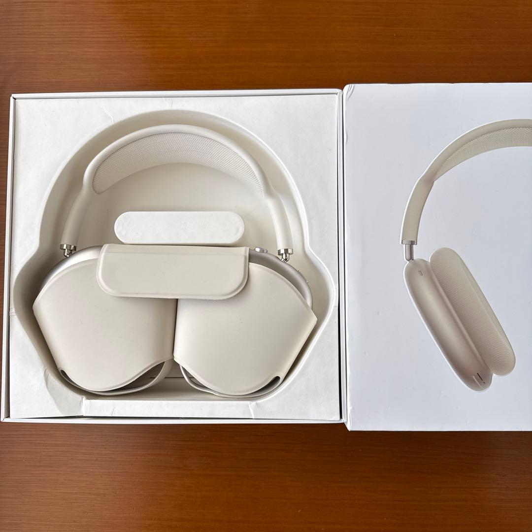 【保証有効期限内】Apple AirPods Max（第2世代）スターライト AirPods Max 2世代 スターライト USB Cタイプ 限定保証付き AirPods