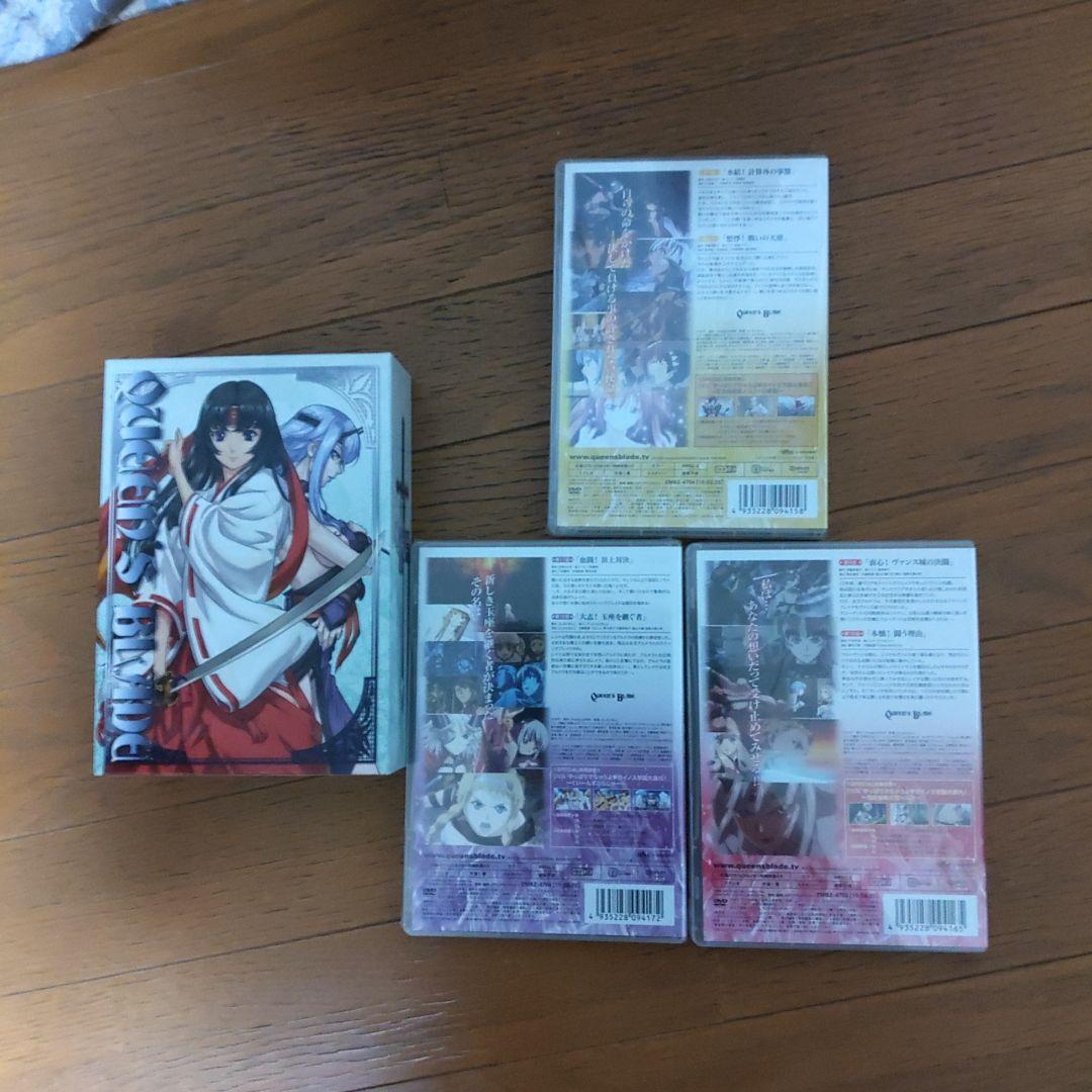 DVDクイーンズブレイド 流浪の戦士 全6巻 玉座を継ぐ者 全6巻 未開封品