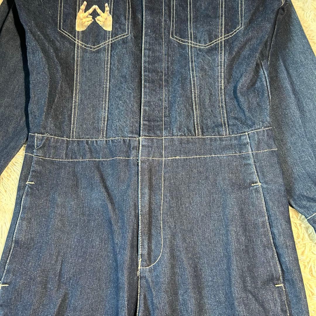 美品 WEST SIDE デニム ツナギ オールインワン XL 濃紺 bboy - メルカリ