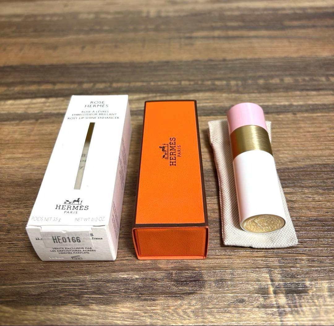HERMES ローズ エルメス 27 ローズコンフェティ リップバーム - メルカリ