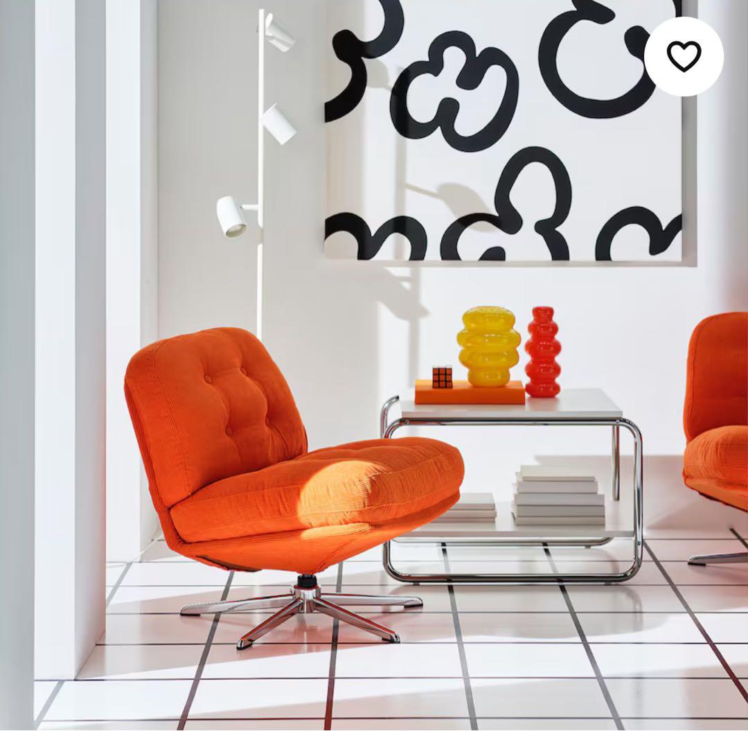 新品※未開封】］］IKEA ディヴリンゲ 回転パーソナルチェア 椅子