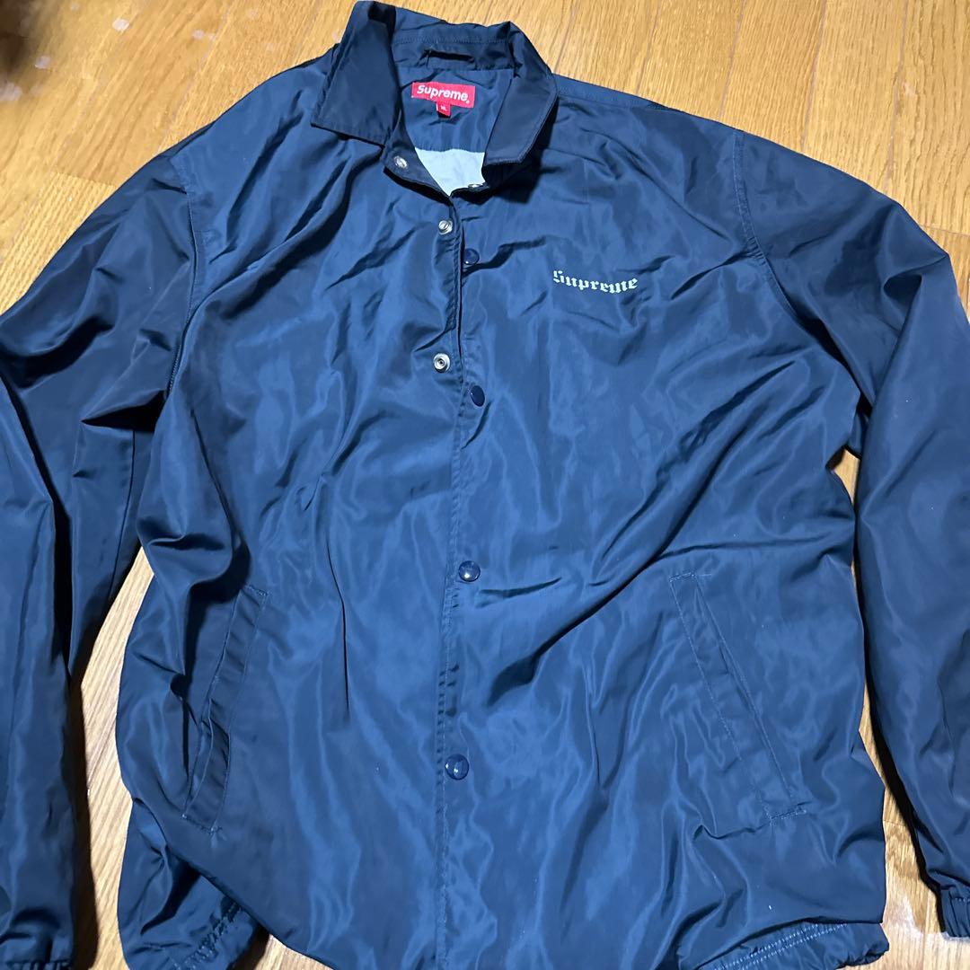 Supreme ネイビー XL ナイロンジャケット - メルカリ