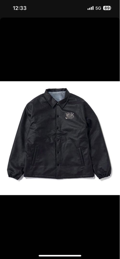 完売品 ROLLER MAGAZINE フェイクレザーボアコーチジャケット - メルカリ