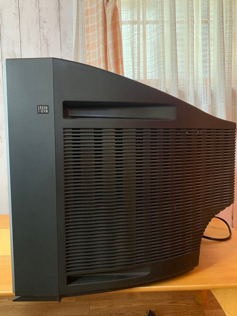 ブラウン管テレビ シルバー 2リモコン付き - メルカリ