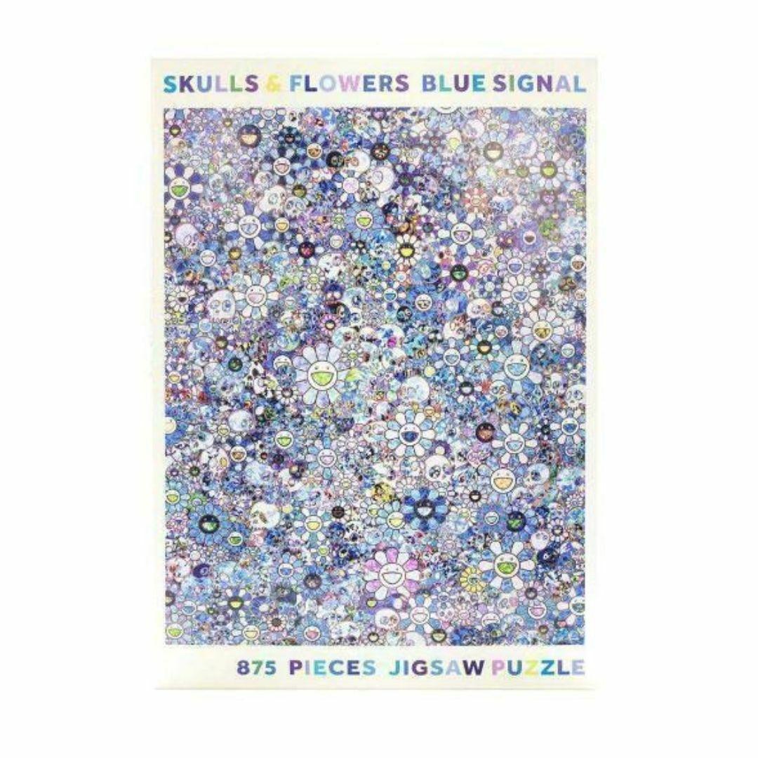 村上隆 ジグソーパズル SKULLS & FLOWERS BLUE Blue Flower & SkullsBlue Flower & Skulls|村上隆Takashi Murakami