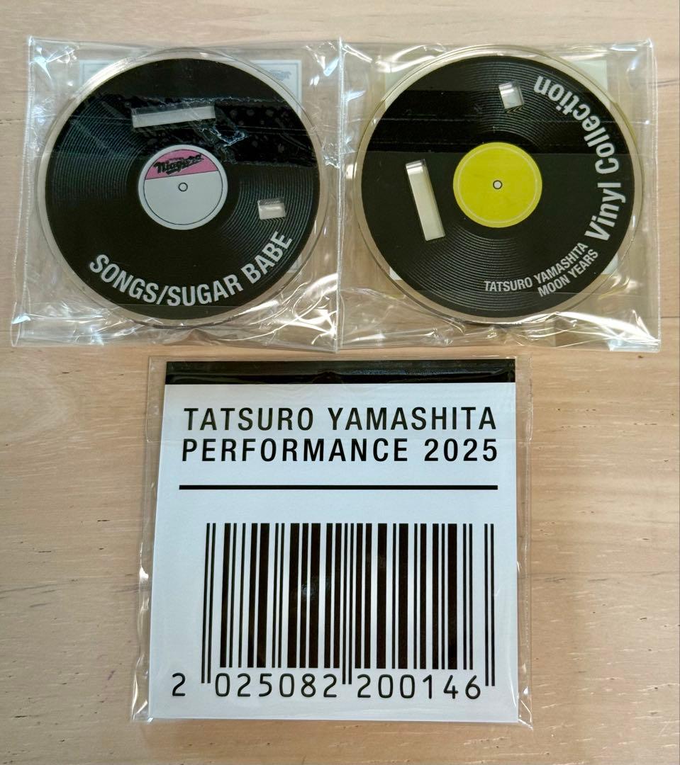 山下達郎 ミニアクリルスタンド 2点【限定チャーム付き】ライブ会場