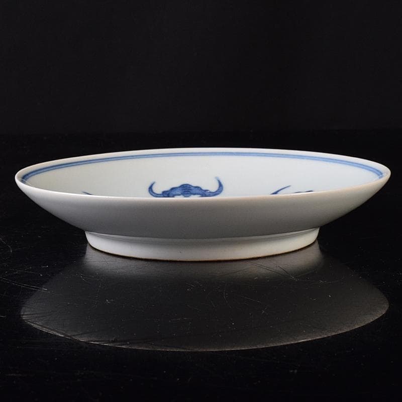 中国 青花 蝙蝠果実文盤 皿 C 8212E - メルカリ