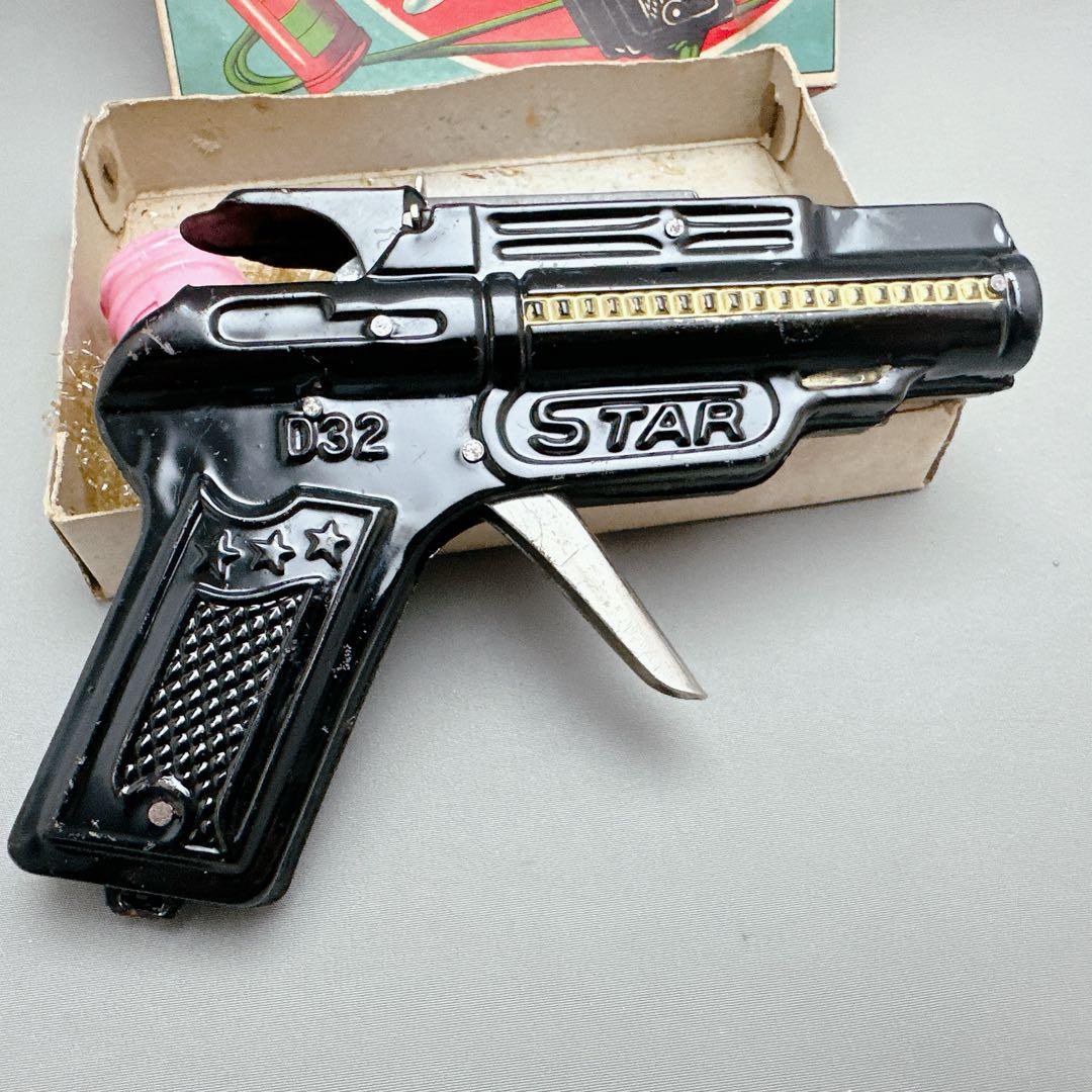 STAR 玩具のブリキ銃 駄菓子屋玩具 昭和レトロ 当時物 - メルカリ