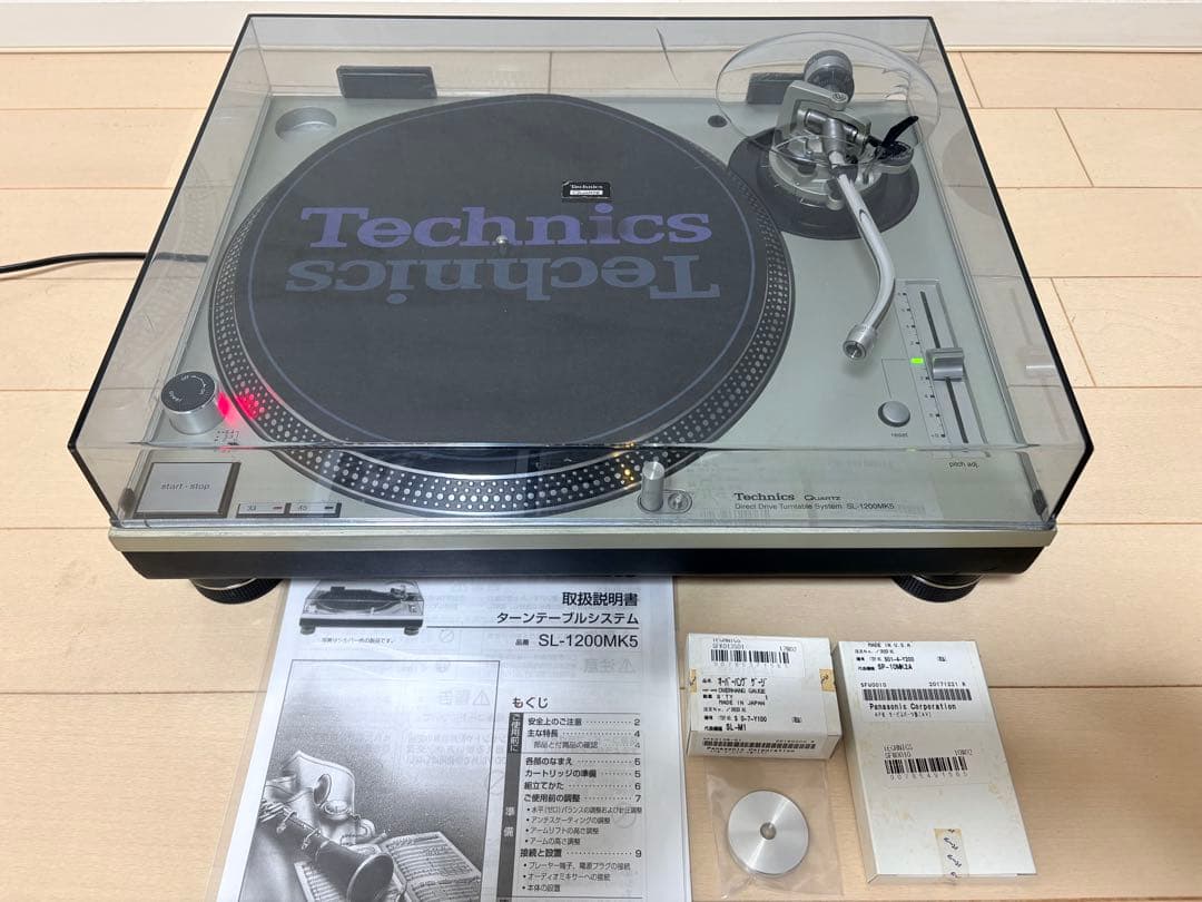 【整備済】Technics sl 1200 mk5 ターンテーブル New Arrivals》 Technics SL-1200 MK5 整備クリーニング済みの1台が