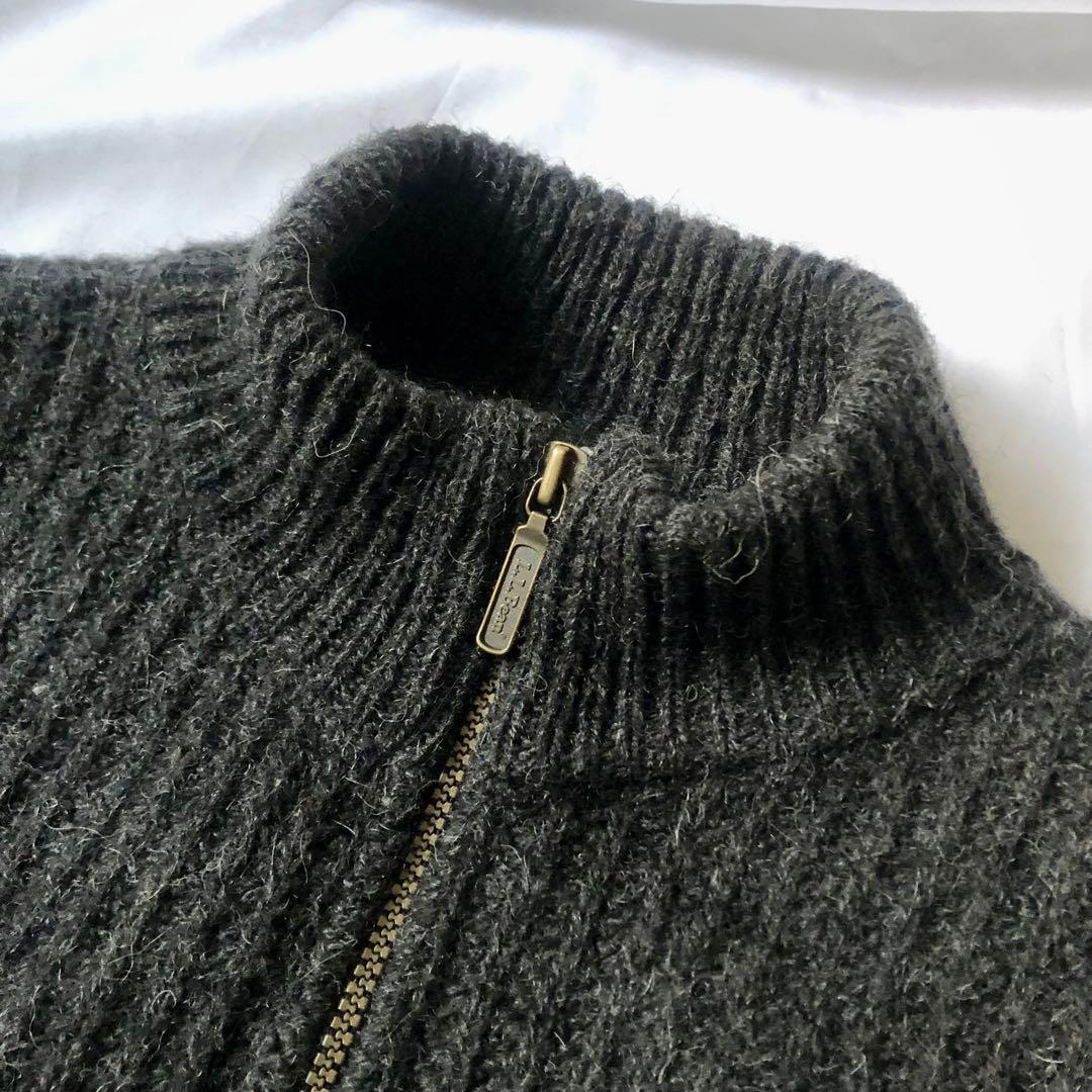 L.L.Bean アルパカウールドライバーズニット Lサイズ アメリカ製