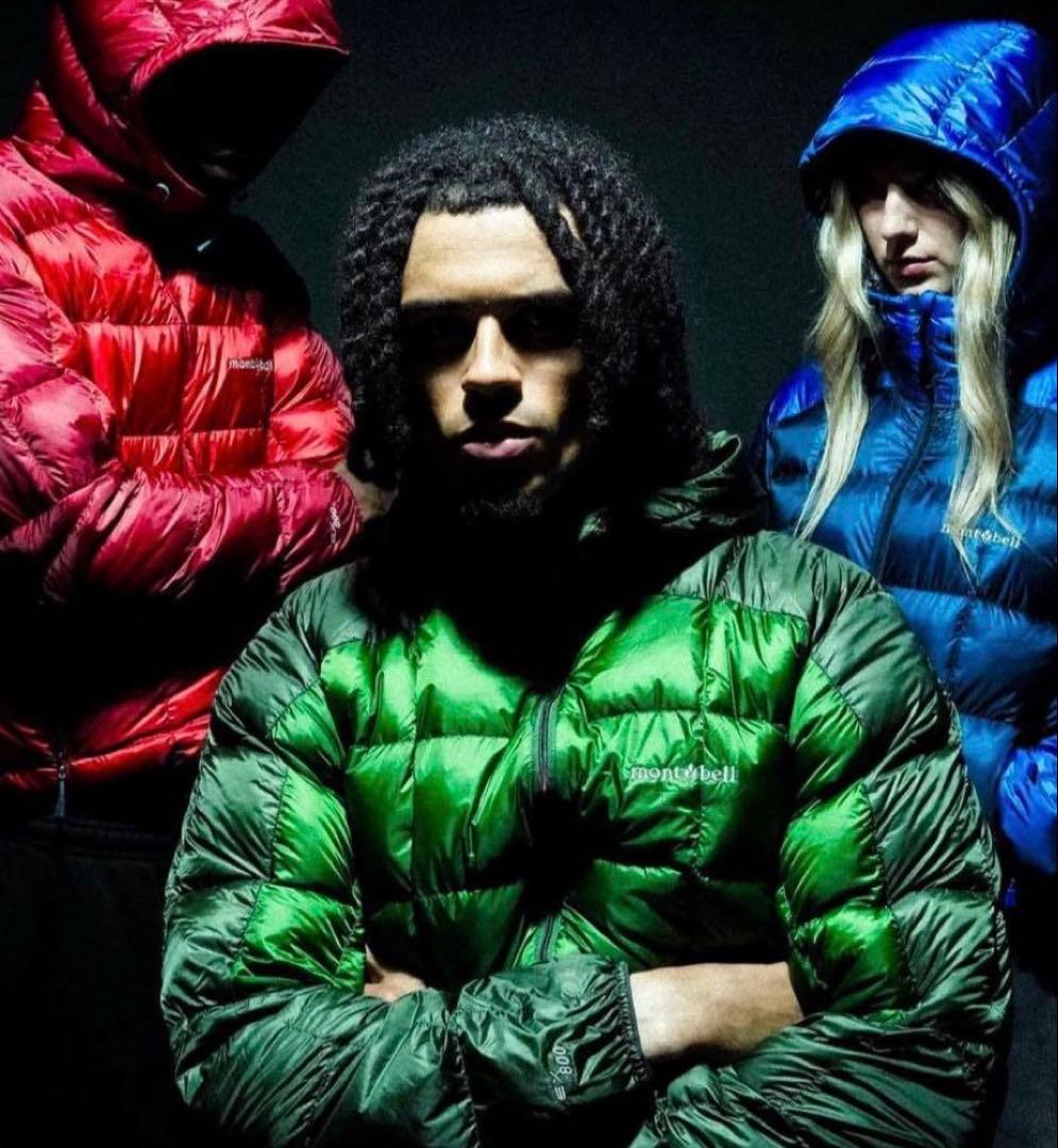 新品 タグ付】モンベル スペリオダウン パーカ グリーン - メルカリ