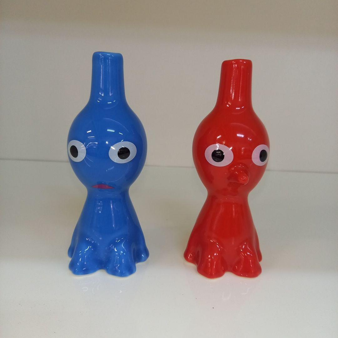 ピクミン 花瓶 一輪挿し 赤ピクミン 青ピクミン 2体セット Nintendo