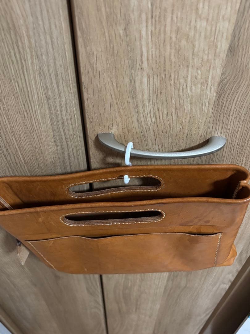 HERZ 手持ちもできるバッグインバッグ 横型　S-3-Y カバンの中身を整理できるA4・A5横型のバッグインバッグ / 革鞄のHERZ