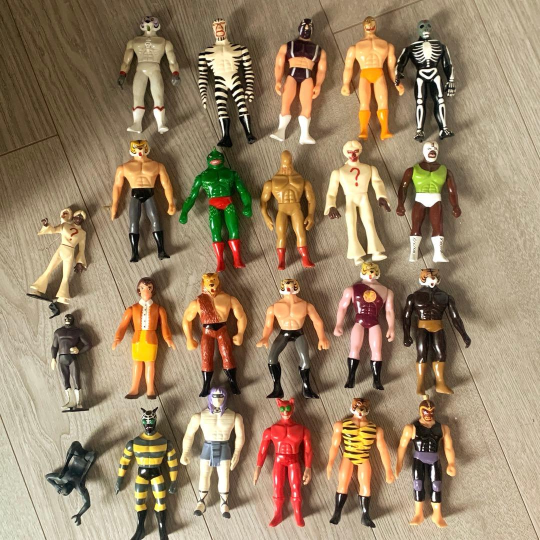 タイガーマスク 食玩 ソフビ 20体+おまけ3体 TOMY フィギュア - メルカリ