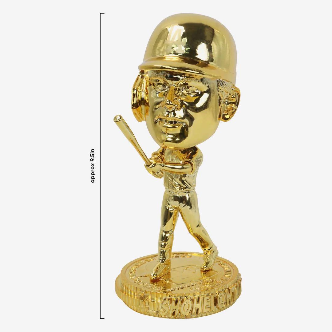 世界250個限定】大谷翔平 50/50 ゴールド ビッグヘッド ボブルヘッド