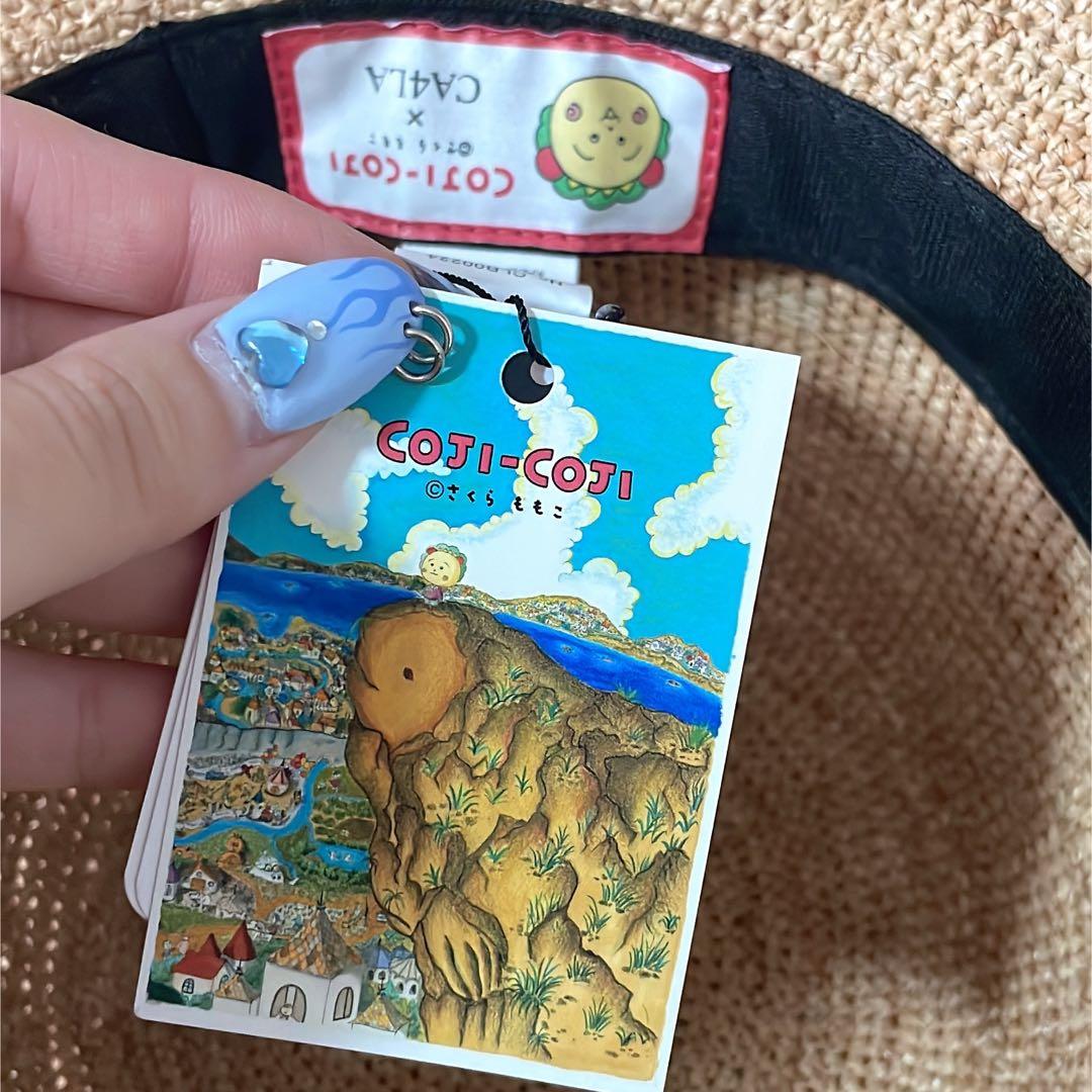 新品未使用タグ付き】CA4LA×コジコジ コラボ ラフィアハット - メルカリ