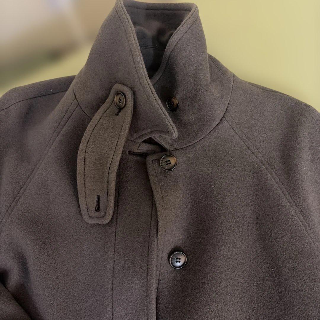 尾州ウールスーパー100Aラインコート ブラウン 38 - メルカリ