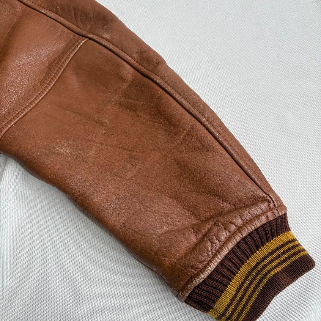 80s】MEN'S BIGIメンズビギ 袖レザー ウール スタジャンの通販はau PAY