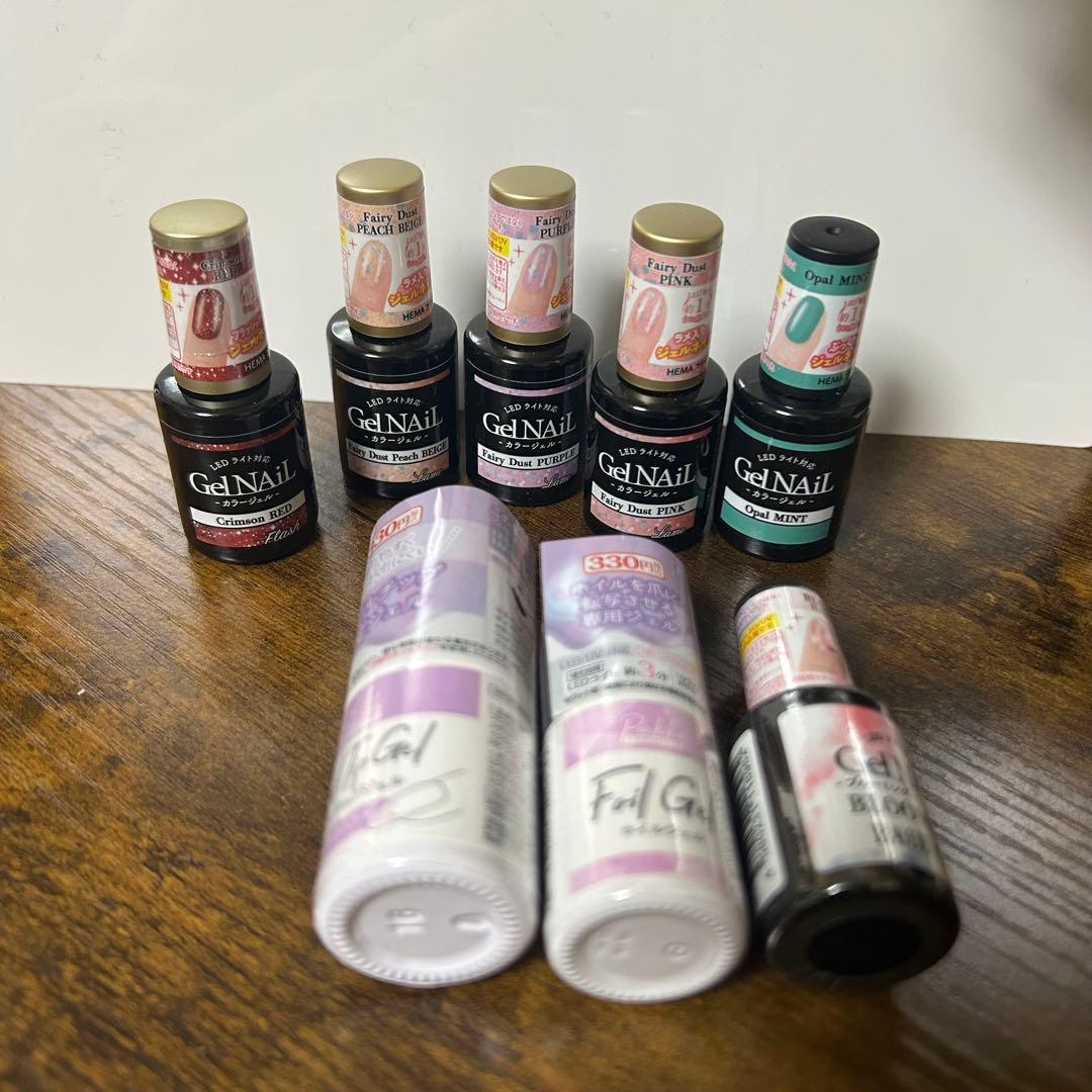 セリア キャンドゥ ジェルネイル セット - メルカリ