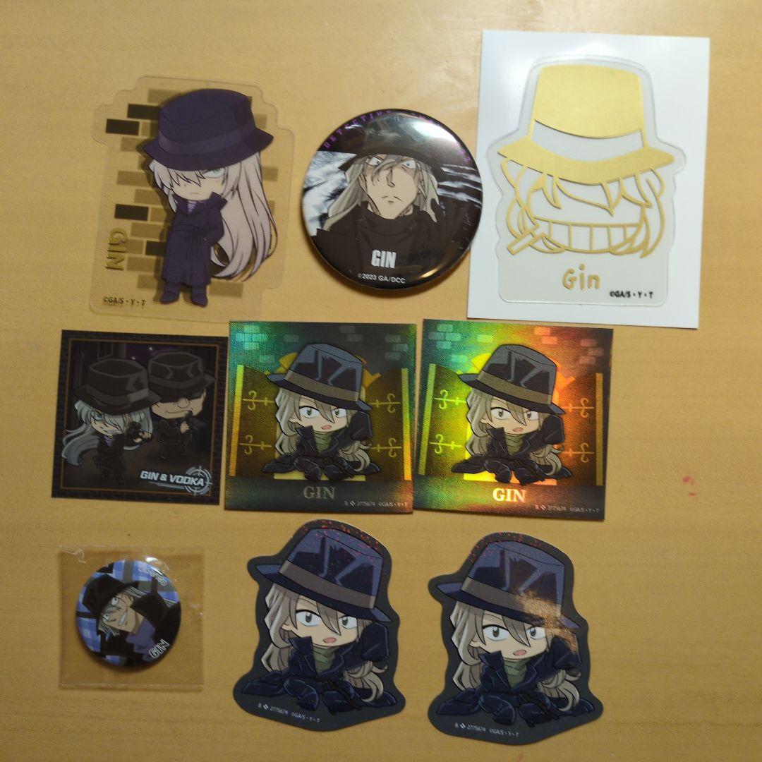 名探偵コナン ジン グッズ まとめ売り 缶バッジ ステッカー - メルカリ