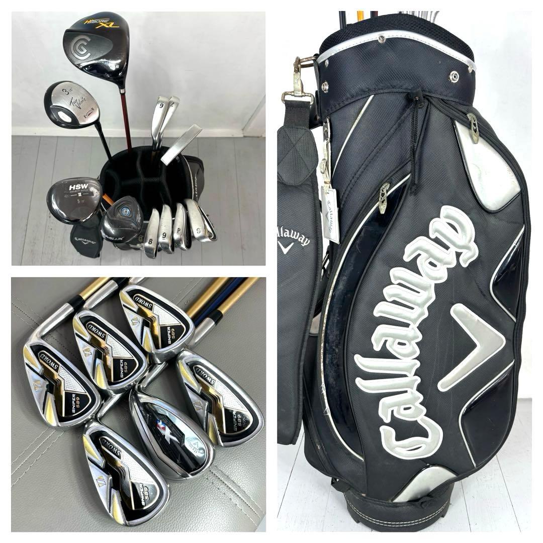 本格派 メンズゴルフクラブ 11本 フルセット ゴルフセット 豪華 お試しセット 本格派 メンズゴルフクラブ12本 フルセット お試しセット ゴルフセット