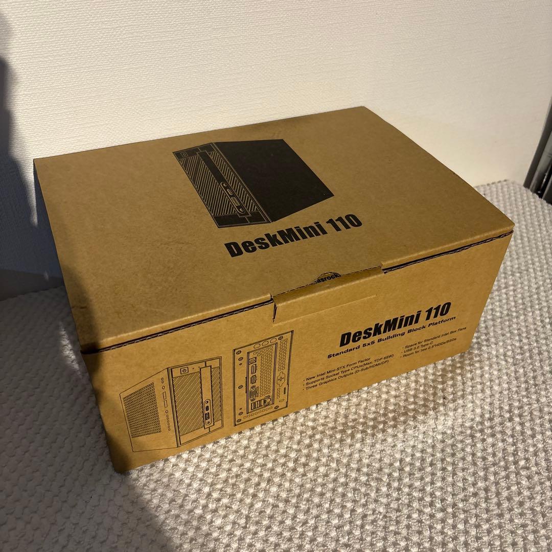 高速起動SSD搭載 DeskMini110 / 8GB / 500GB 小型PC - メルカリ