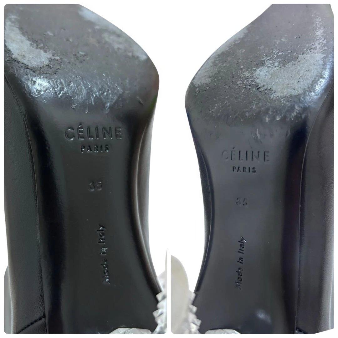 希少◎CELINE フィービー期 シャンデリアヒール ブーティー 35