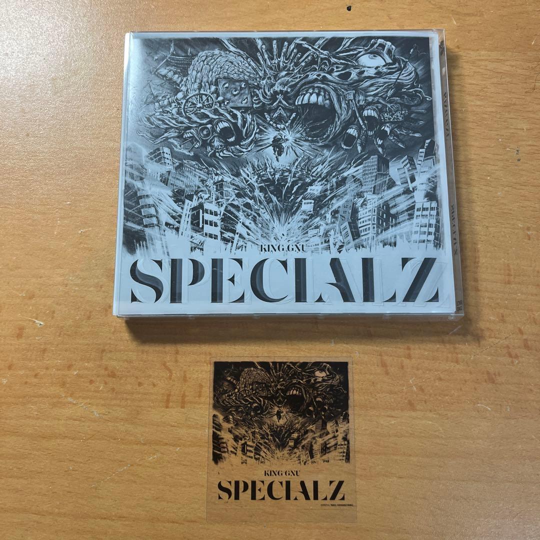 King gnu SPECIALZ cd 初回生産限定盤 ステッカー付き - メルカリ