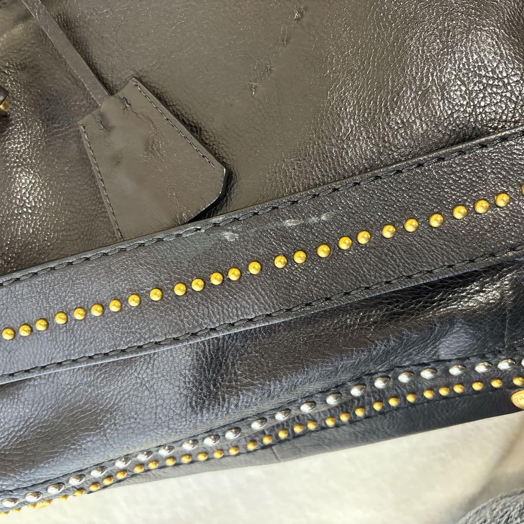 希少・極美品】プラダ スタッズ 2way ショルダーバッグ ハンドバッグ