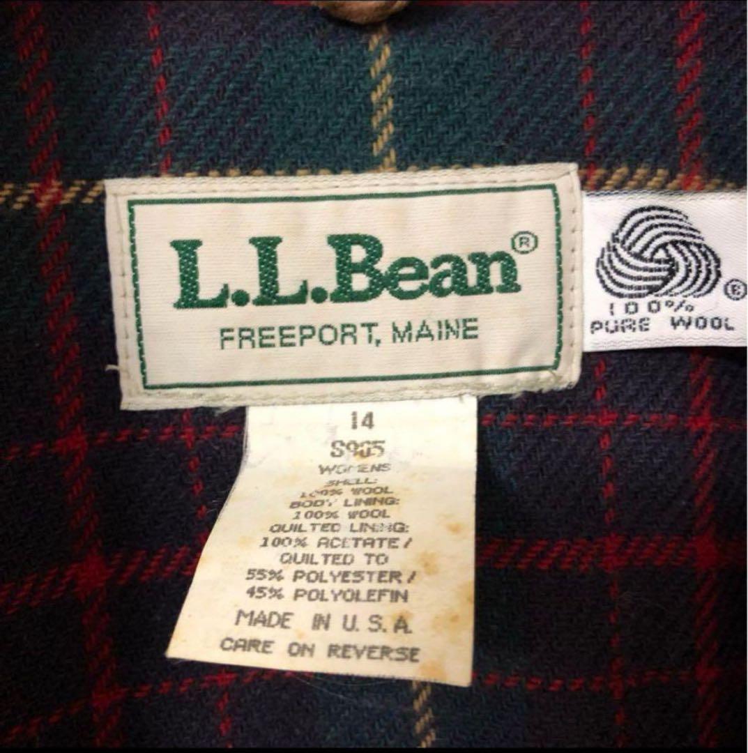 L.L.Bean ダッフルコート USA製 80-90s レッド