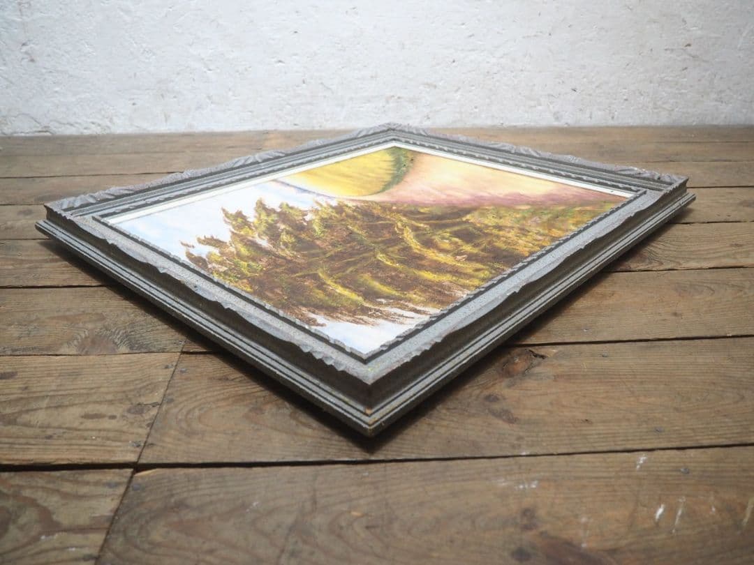 1299 レトロな額縁 F15 アートフレーム 油彩 水彩 画材 ビンテージ