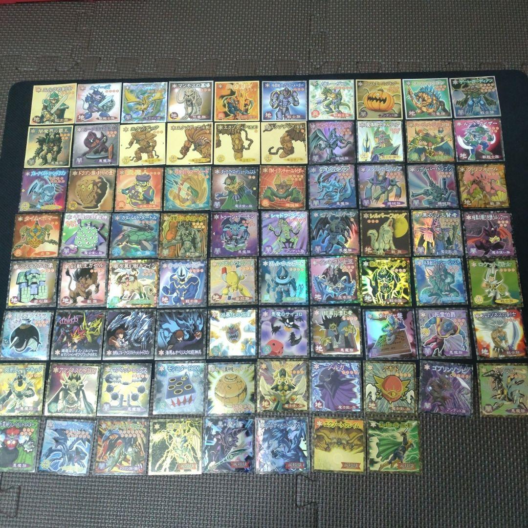 遊戯王 森永 シール 78種類 被りなし - メルカリ