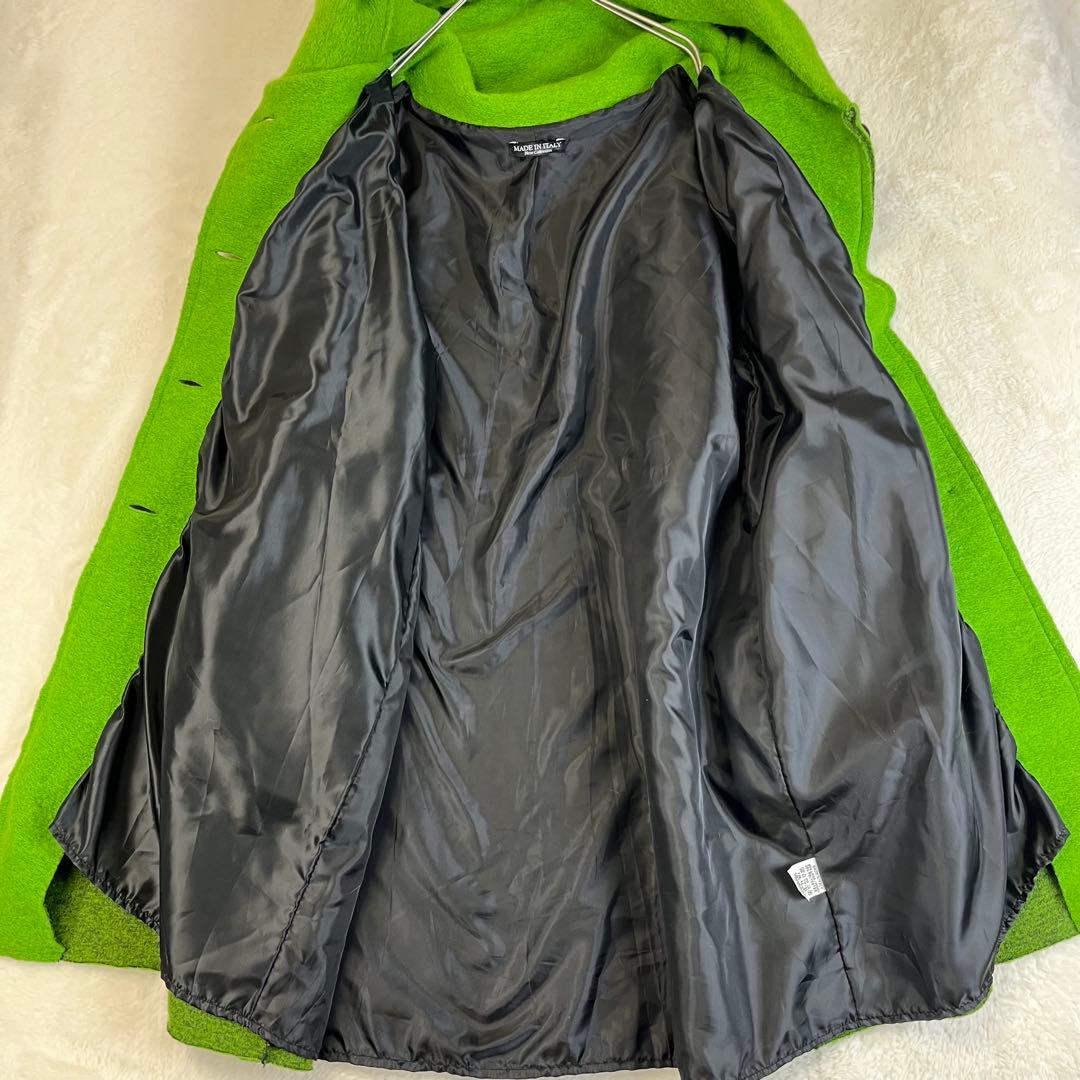 ふさえ様 イタリア製 Sliver knit coat 圧縮ウールコート - メルカリ