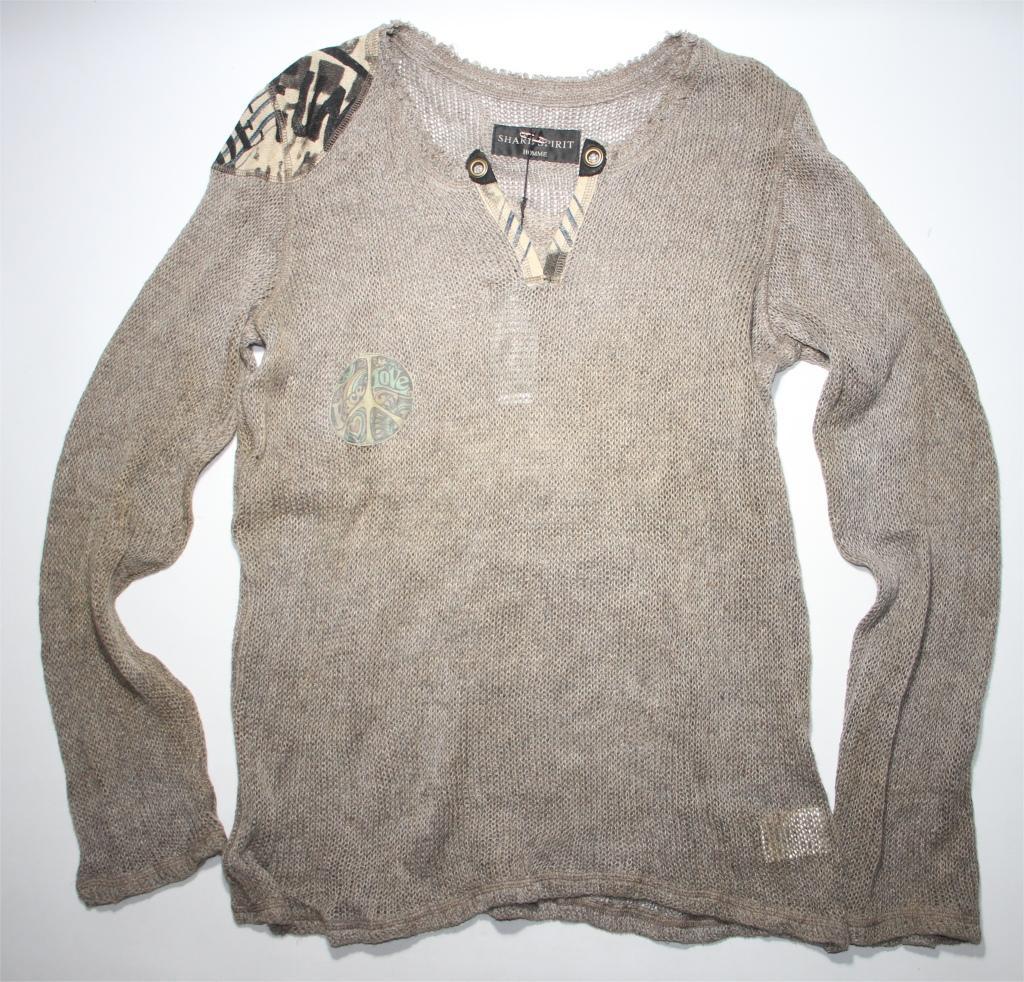 SHARE SPIRIT ニット トップス セーター リネン ラミー L 未使用